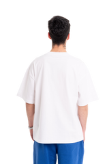 Camiseta blanca con estampado Corona Laurel