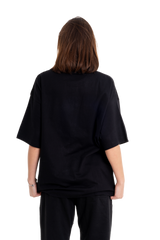 Camiseta negra logotipo CUOTTI en el pecho a la izquierda