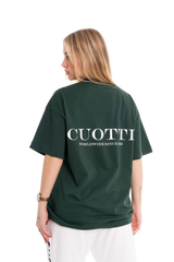 Camiseta verde CUOTTI Worldwide Since