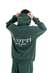 Sudadera con capucha verde CUOTTI Spanish Luxury