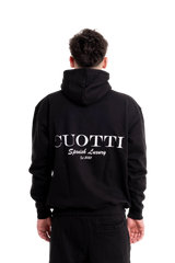 Sudadera con capucha negra CUOTTI Spanish Luxury