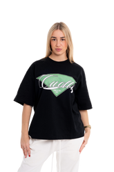 Camiseta negra CUOTTI Born to win