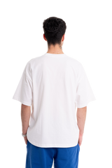 Camiseta blanca logotipo grande CUOTTI